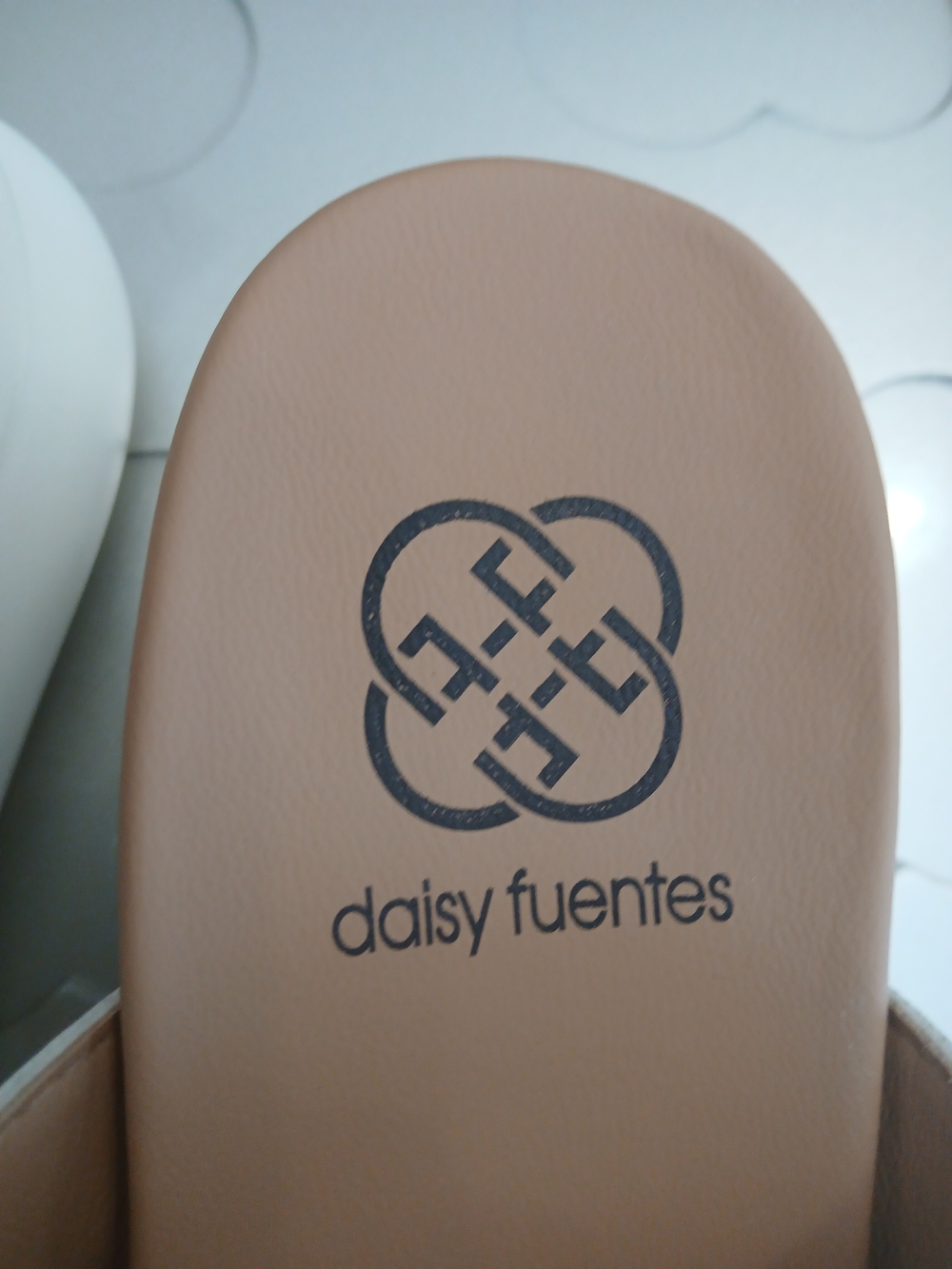 Daisy Fuentes Double-Strap Rhinestone Slide Sandal - Picture 5 of 5
